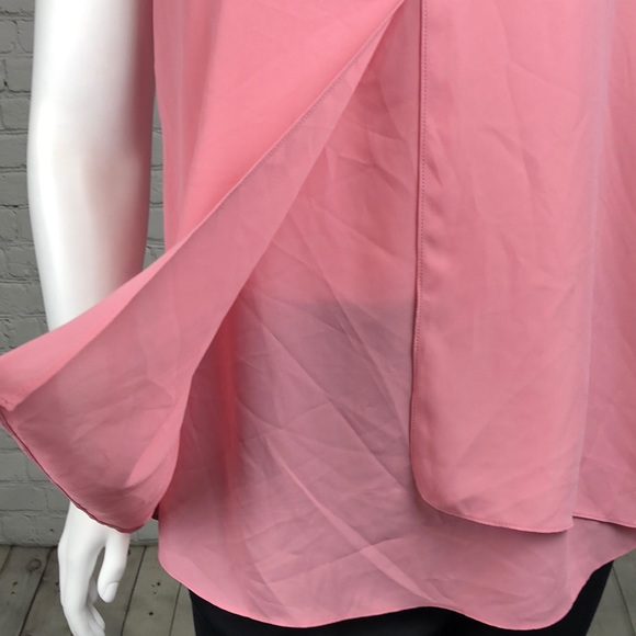 Only Size 14 Left! City Chic Pink Crochet Tank Top - Picture 6 of 6